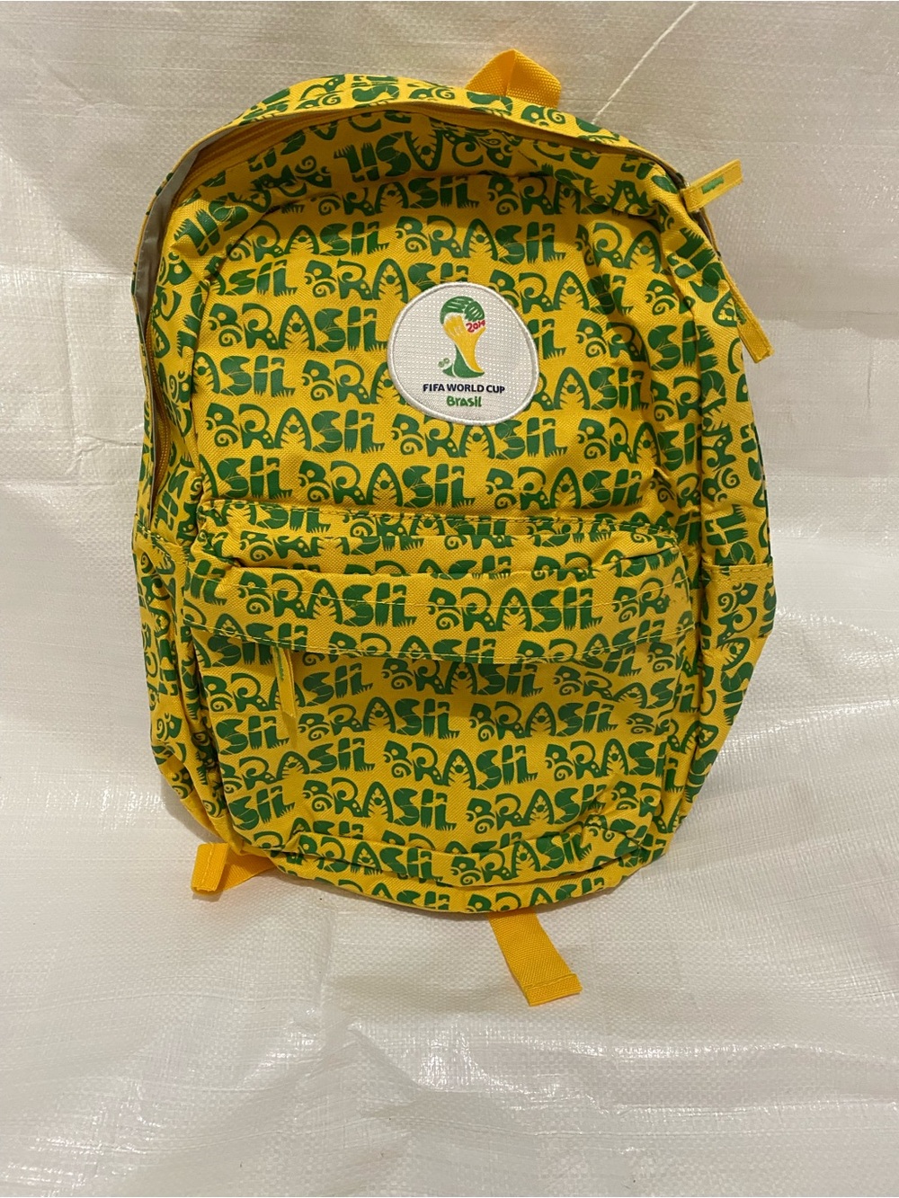 FIFA World Cup Brasil Yellow & Green Backpack
